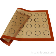 Tapis de cuisson en silicone personnalisé en silicone personnalisé en silicone personnalisé réutilisable